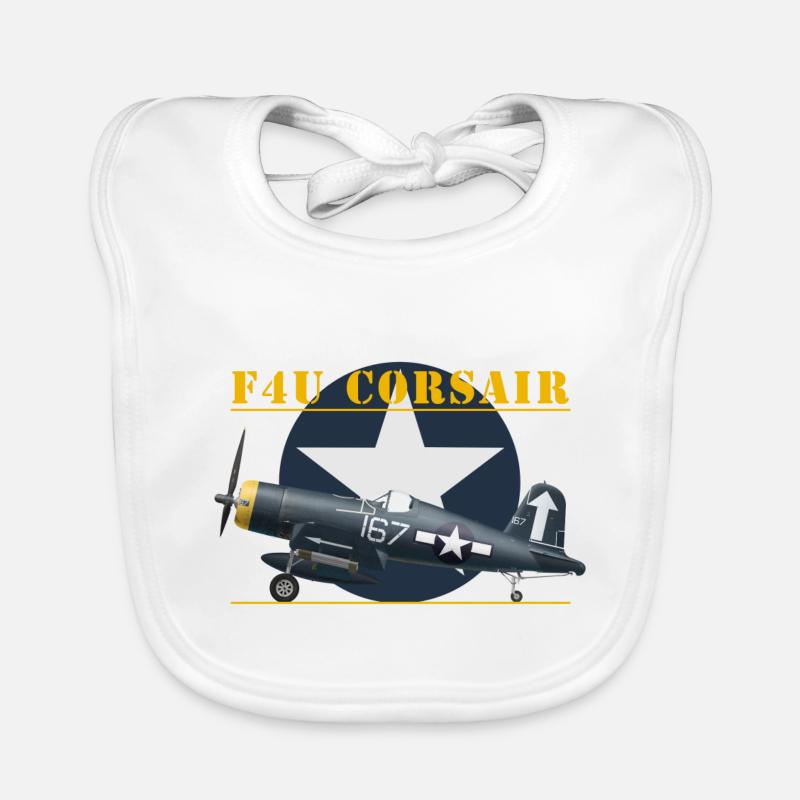 F4U Hedrick shirt design Bavoir bio Bébé
