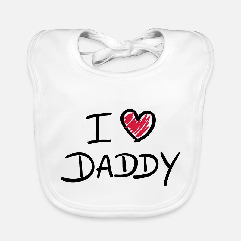 i love daddy Baby Bio-Lätzchen