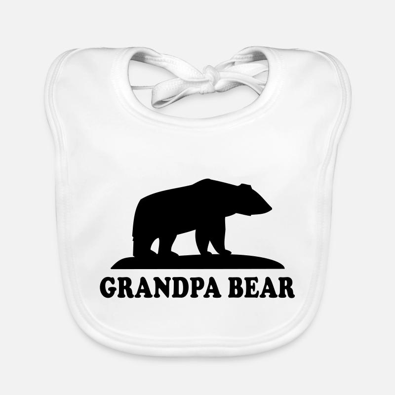 GRAND-PAPA OURS Bavoir bio Bébé