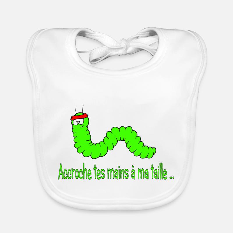 la chenille Bavoir bio Bébé