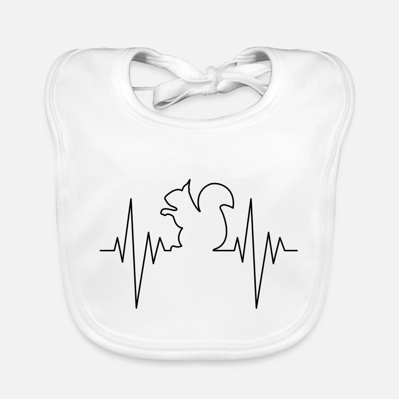 Squirrel Pulse Organic Baby Bibs