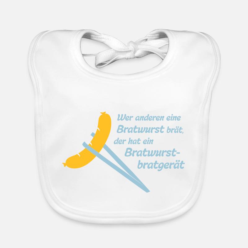 Bob: Wer anderen eine Bratwurst brät, der hat ein Baby Bio-Lätzchen