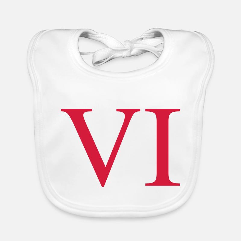 6 Organic Baby Bibs