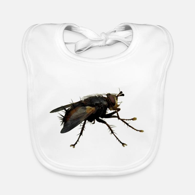 Alien alien beings, or just a fly? Organic Baby Bibs
