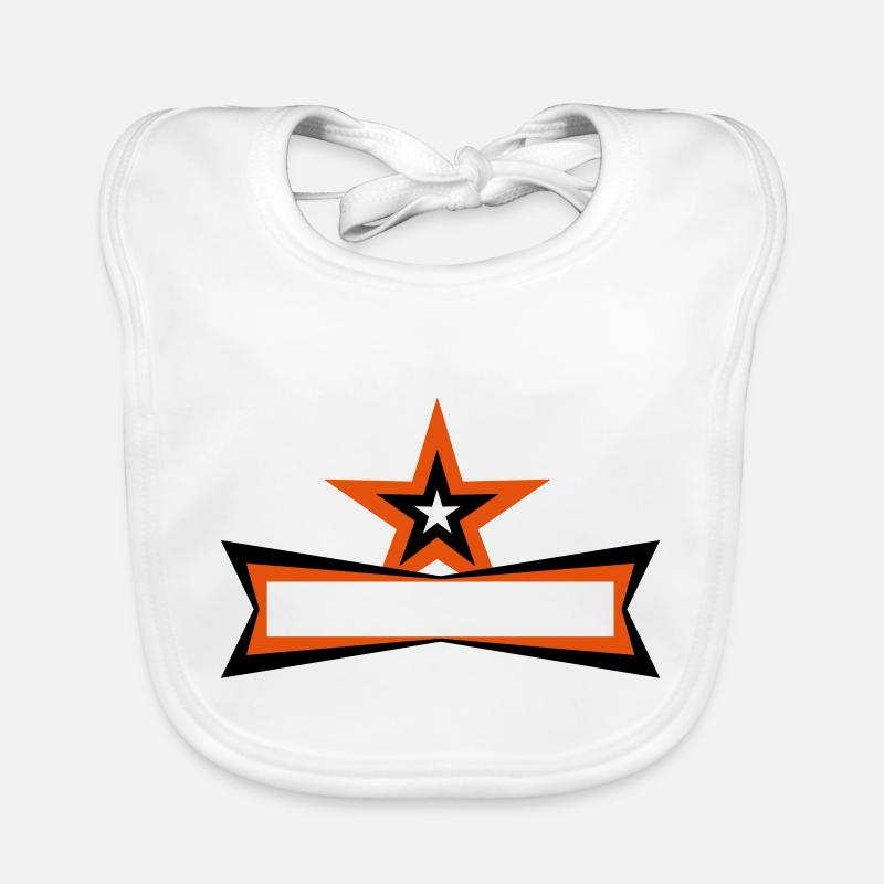 Star Frame Organic Baby Bibs