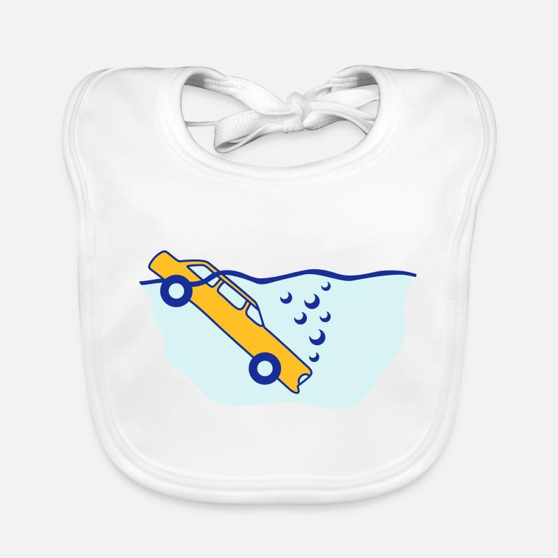 Diving Car Baby Bio-Lätzchen