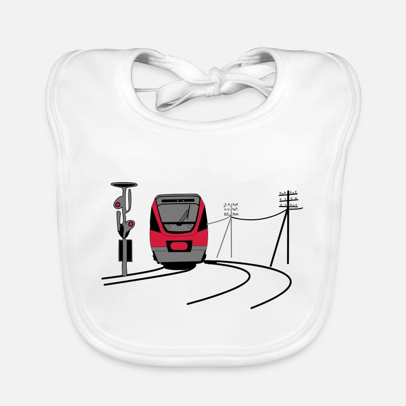 bahn - Baby Bio-Lätzchen - Weiß