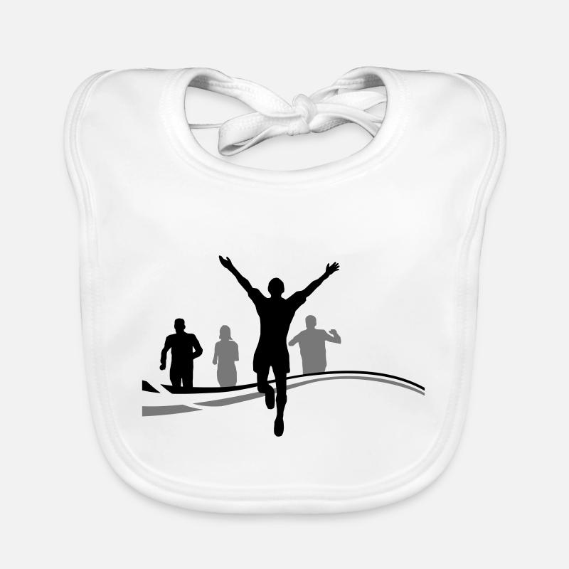 Menschen Gruppe Joggen Baby Bio-Lätzchen
