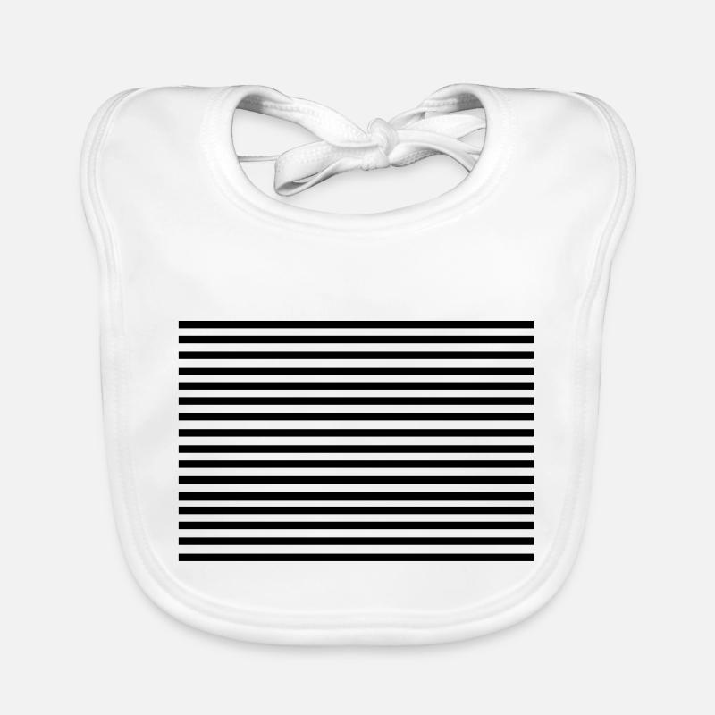 horizontal_lines Organic Baby Bibs