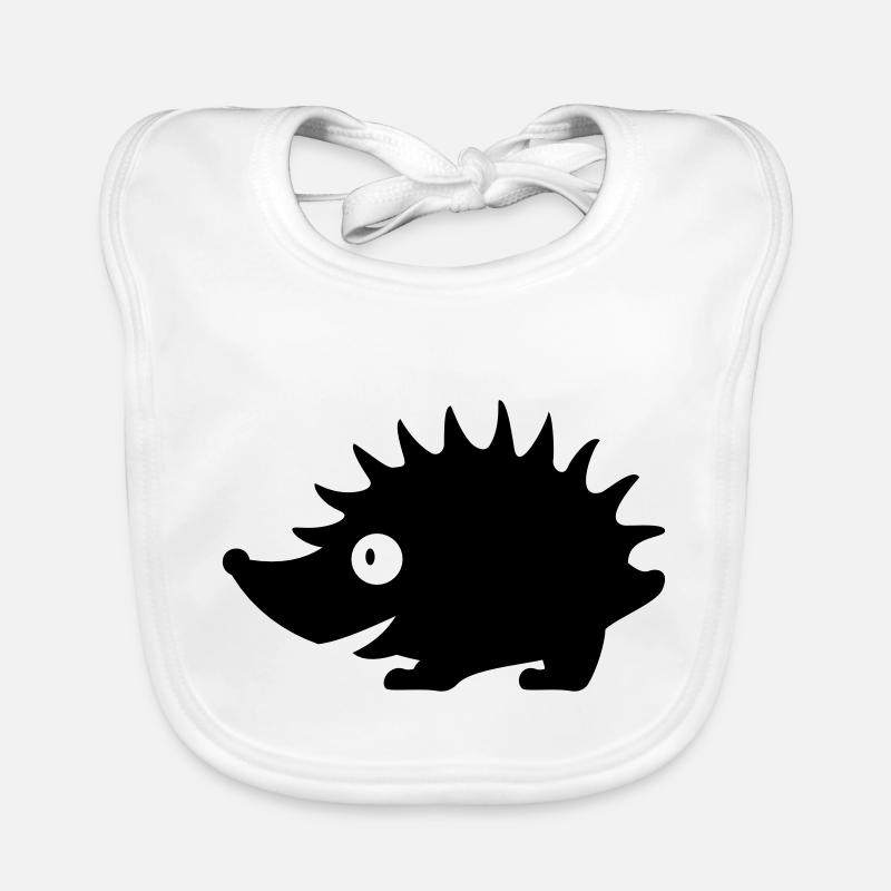 Igel / hedgehog (1c) Organic Baby Bibs