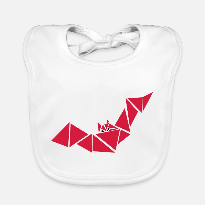 Origami Bat animale Bavoir bio Bébé