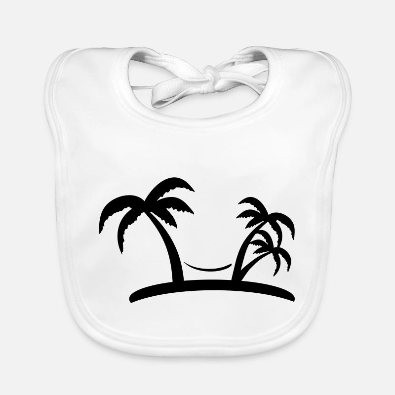 de palme Bavoir bio Bébé