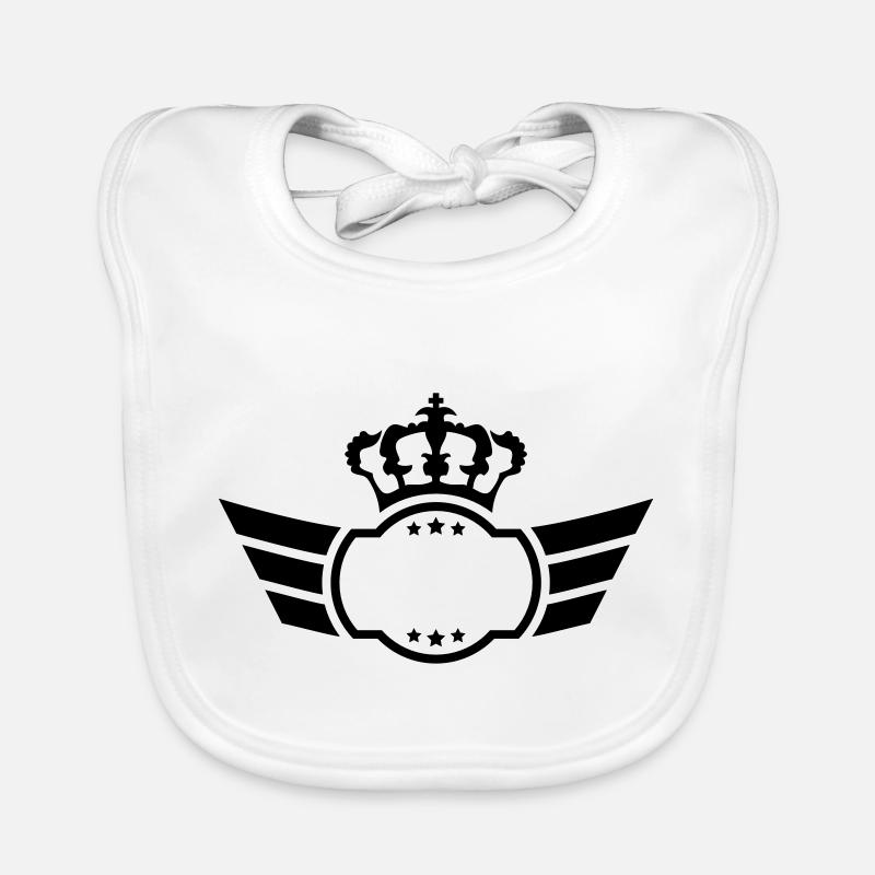 King Logo Baby Bio-Lätzchen