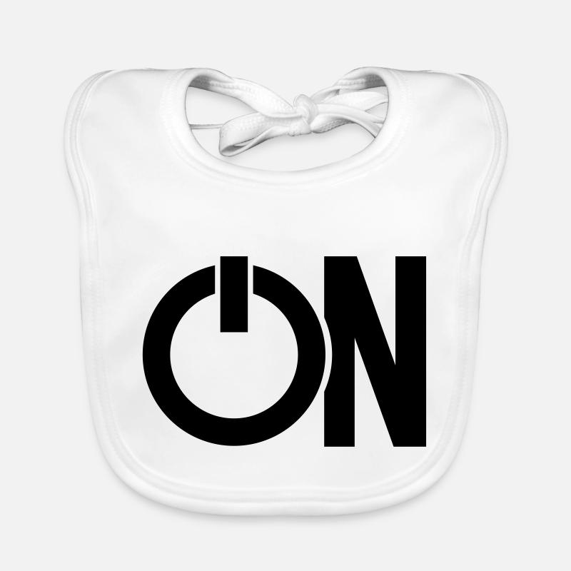 allumer le mode de commutation appuyez sur le symbole Bavoir bio Bébé