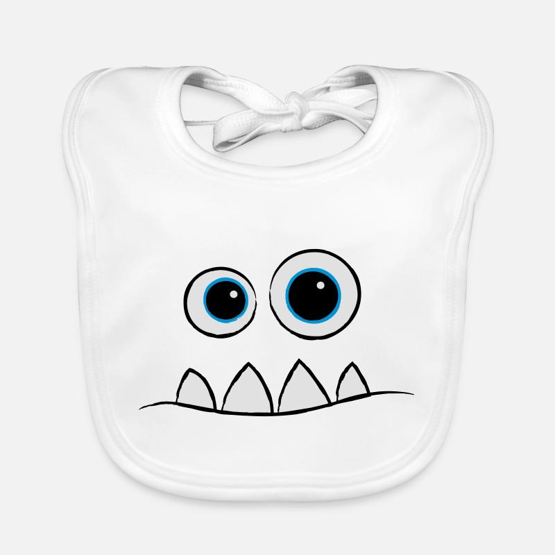 Monster Face Baby Bio-Lätzchen