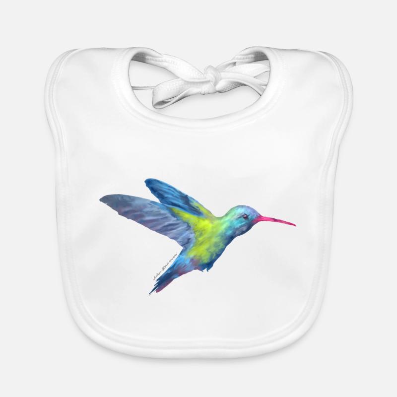 AD Hummingbird Baby Bio-Lätzchen