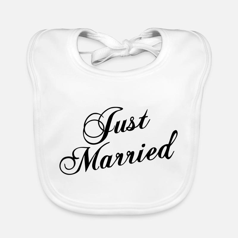 Just Married_V8 Bavoir bio Bébé