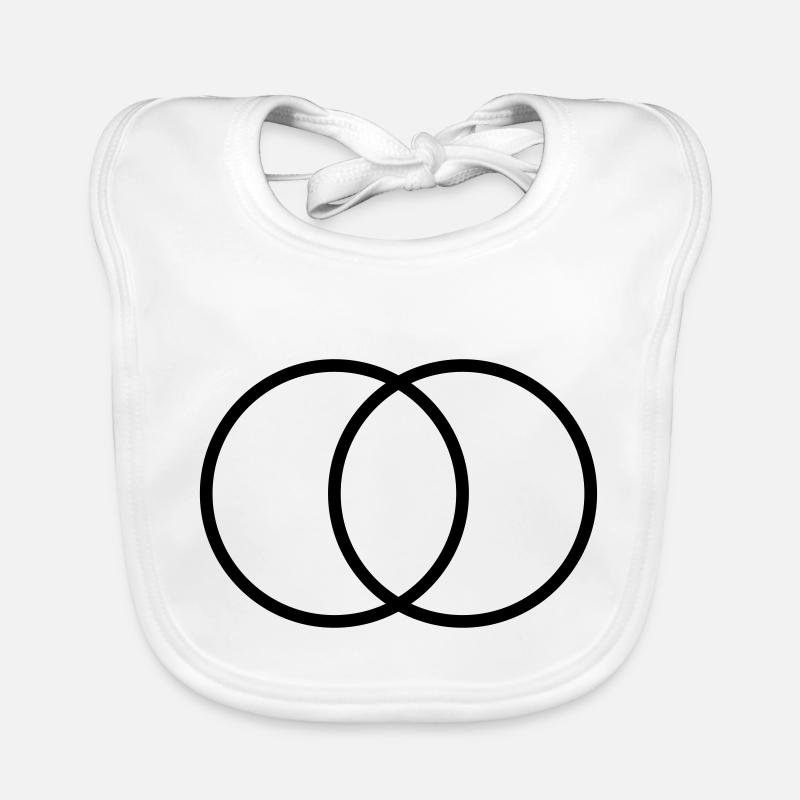 Vesica Piscis Galaxie Heilige Geometrie Evolution Baby Bio-Lätzchen