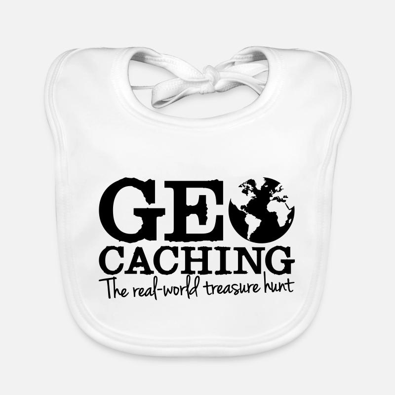 geocaching - the real-world treasure hunt Baby Bio-Lätzchen
