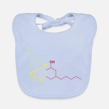 Molecola Rasta THC Bavaglino ecologico per neonato