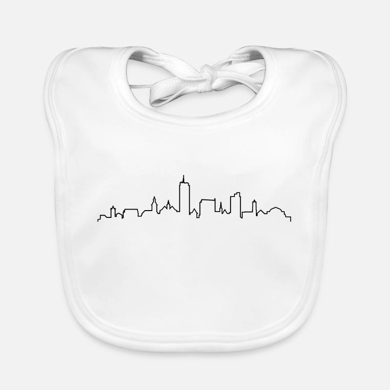 Skyline Jena Silhouette Baby Bio-Lätzchen