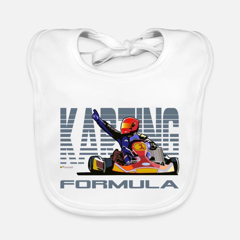 Karting Organic Baby Bibs