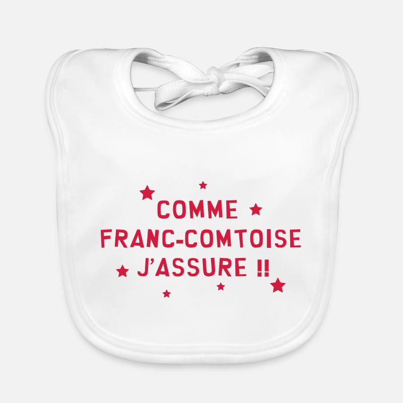 Franche-comté / Franc-Comtois / Franc-Comtoise Bavoir bio Bébé
