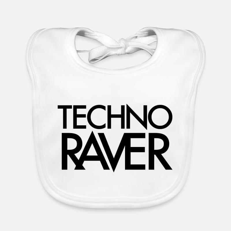 Cadeau pour Techno Raver Bavoir bio Bébé