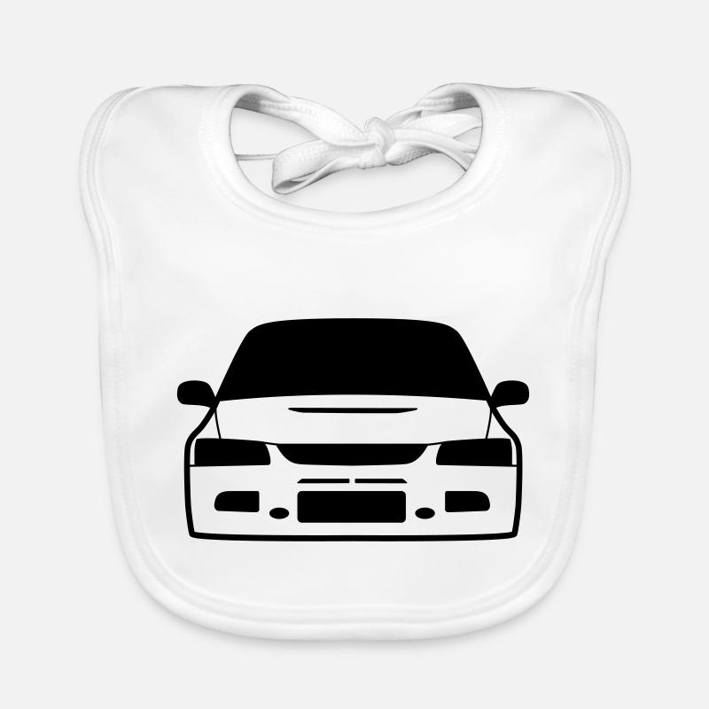 JDM Evo9 | T-shirts JDM - Baby Bio-Lätzchen - Weiß