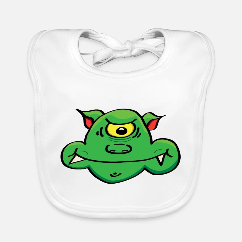 Creature / Monster Organic Baby Bibs
