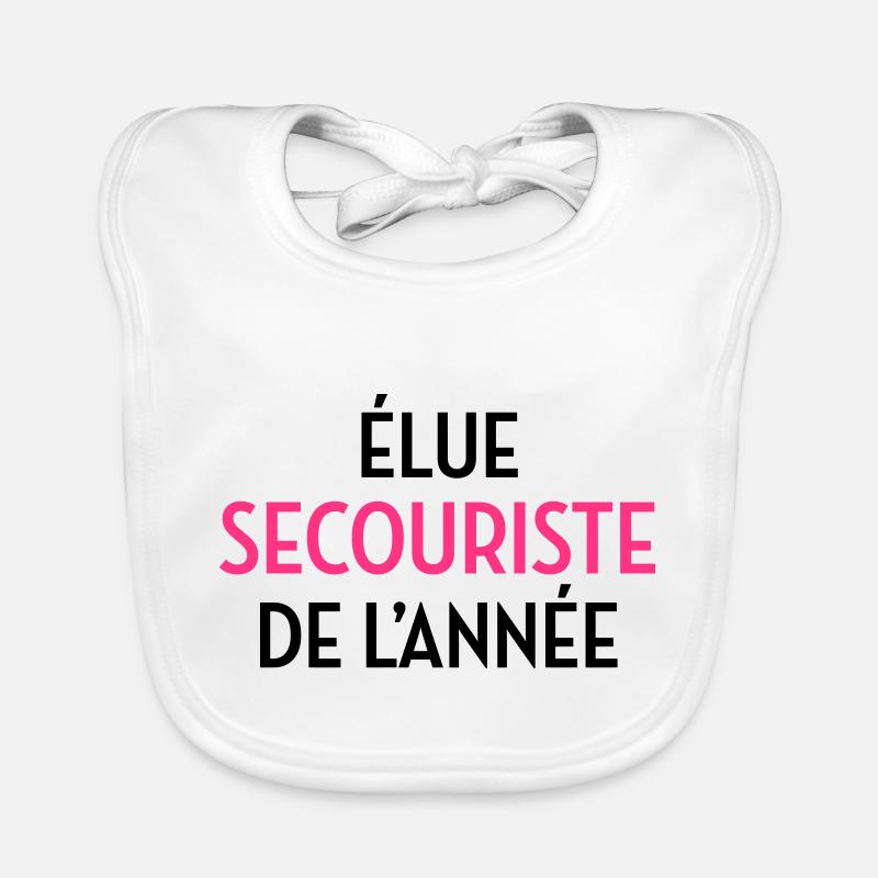 Secourisme / Secouriste / Secours / Secourir Bavoir bio Bébé