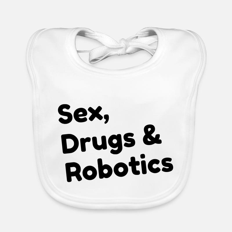 Robotik / Roboter / Robot / Robotics Baby Bio-Lätzchen