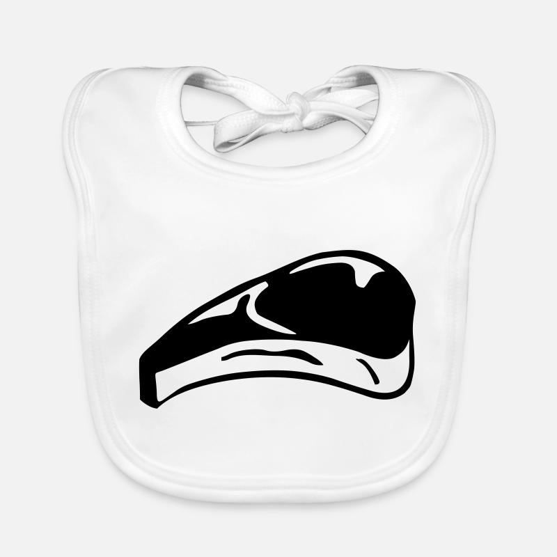 Steak, meat (cheap!) Organic Baby Bibs
