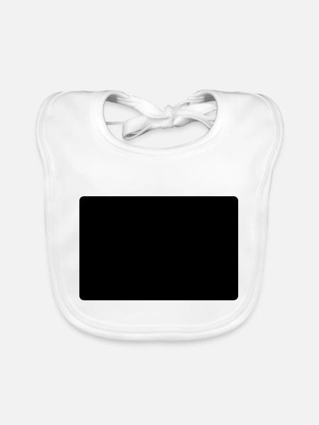 hello my name is leo - Organic Baby Bibs - white - Front