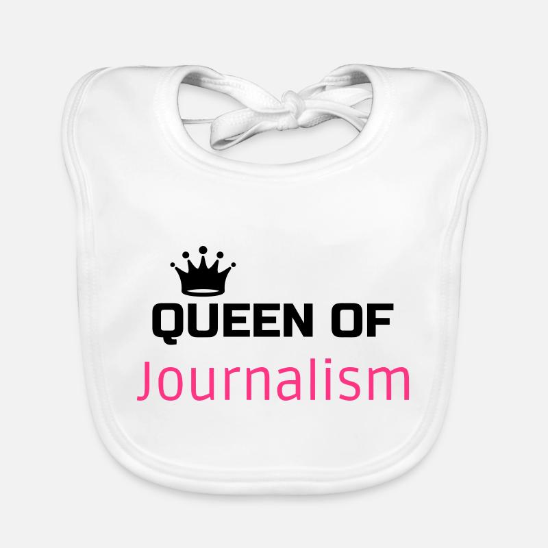 Journalist Journalism Journalismus Journaliste Organic Baby Bibs