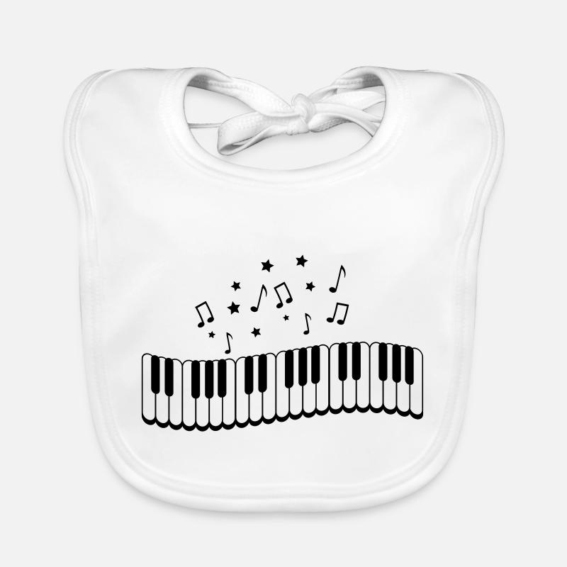 piano_noten_02 Baby Bio-Lätzchen