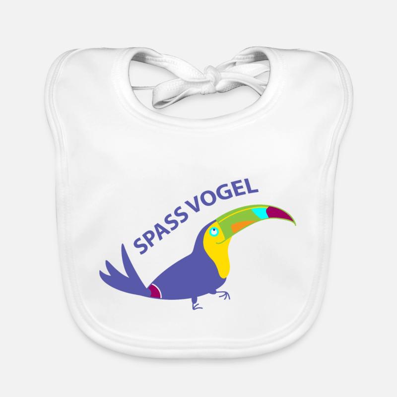 Spassvogel (a) Baby Bio-Lätzchen