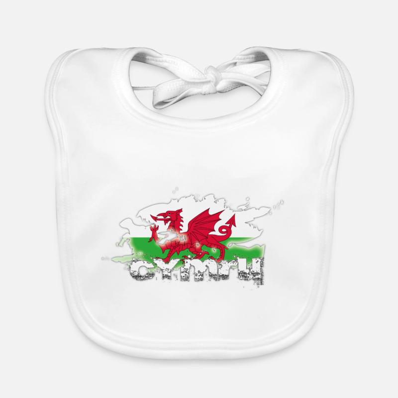 Wales merchandise Organic Baby Bibs