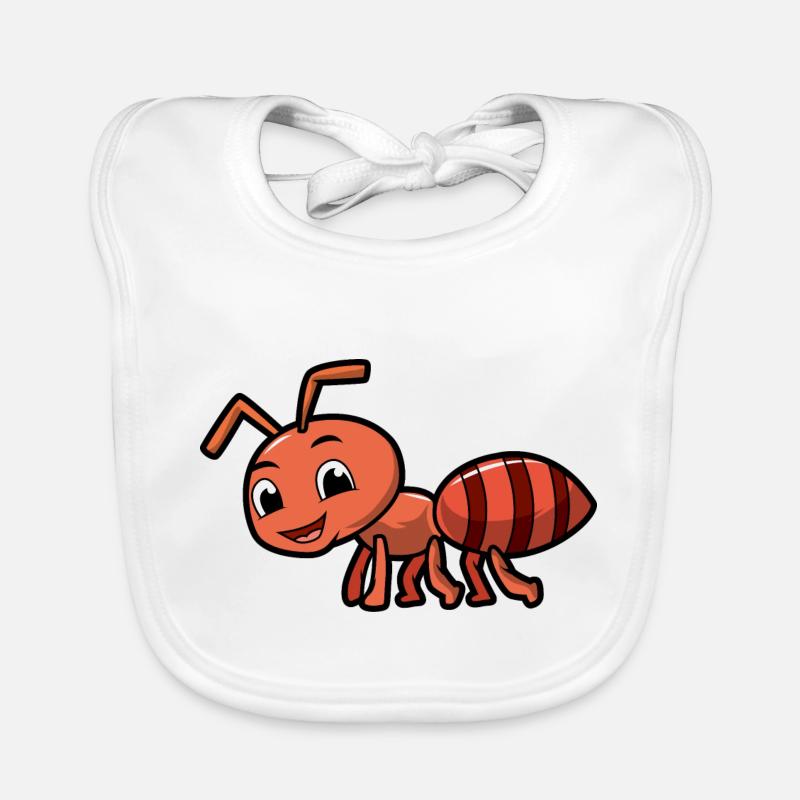 ant Organic Baby Bibs