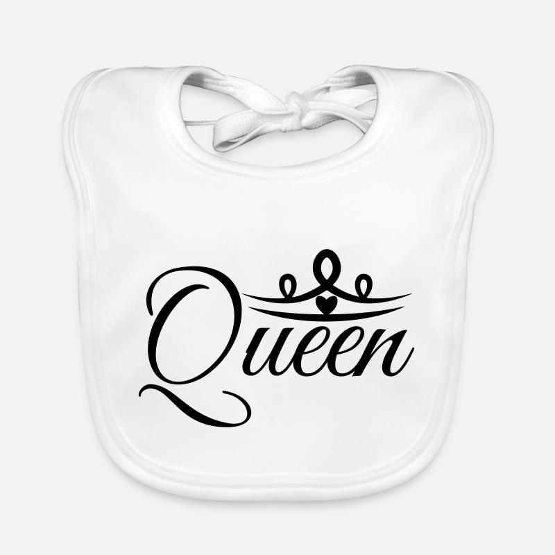 QUEENS Bavoir bio Bébé