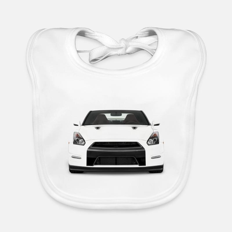 GTR in front Organic Baby Bibs