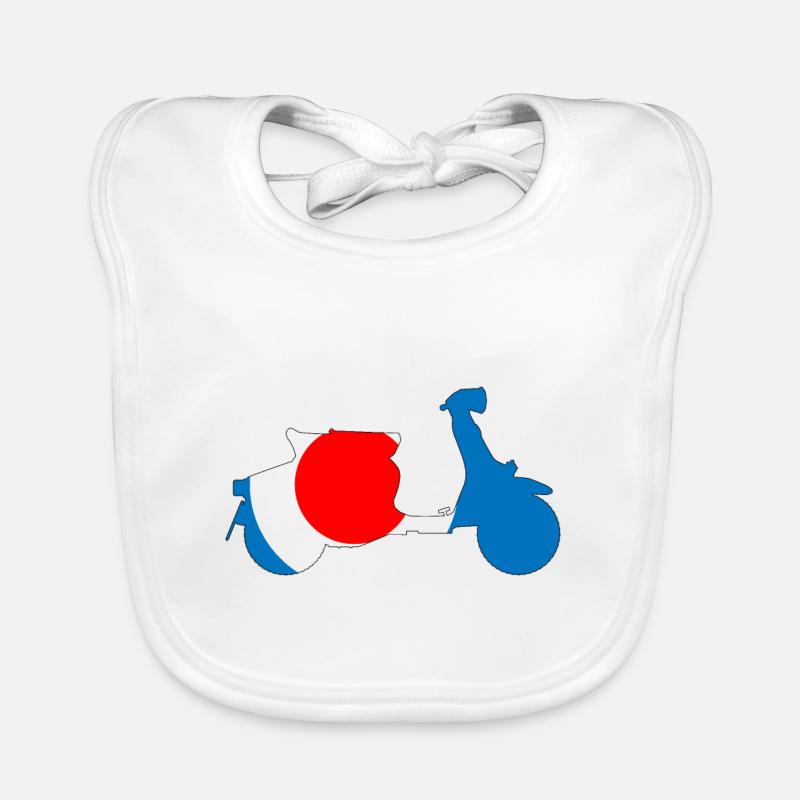 Roundel Target 60s Motorroller Baby Bio-Lätzchen