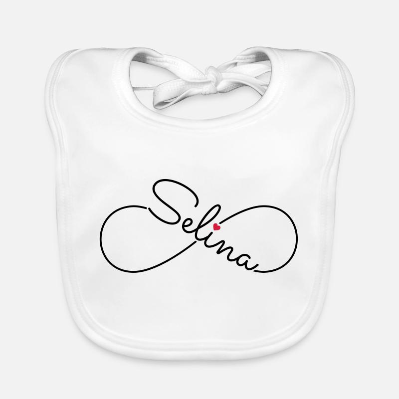 Selina surname first name Organic Baby Bibs