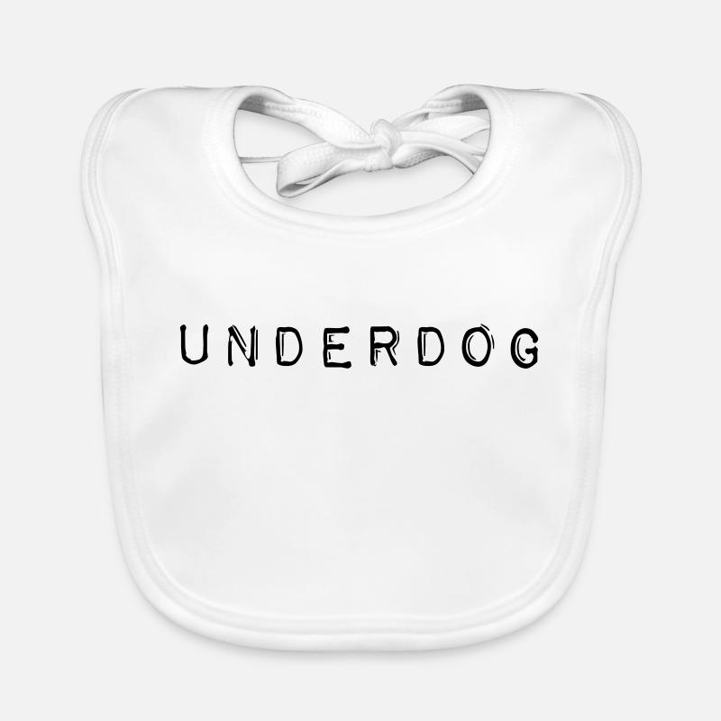 Underdog for cool poker players as a saying Organic Baby Bibs
