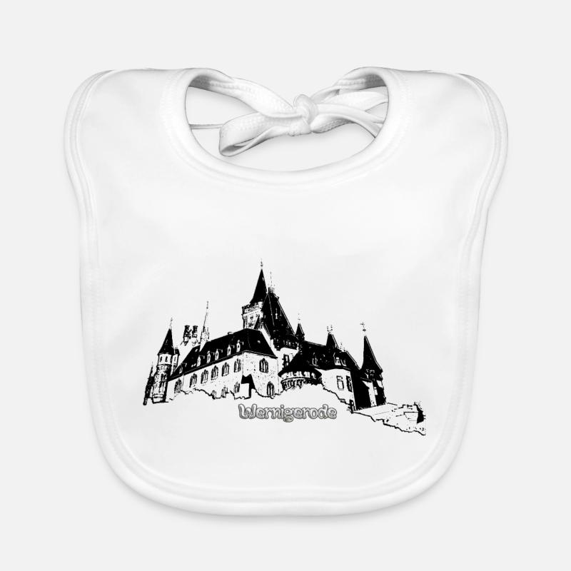 Wernigerode Castle Organic Baby Bibs