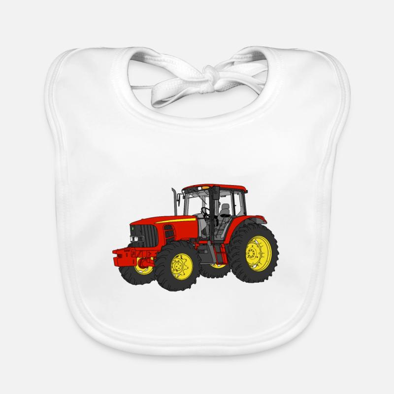Traktor Baby Bio-Lätzchen