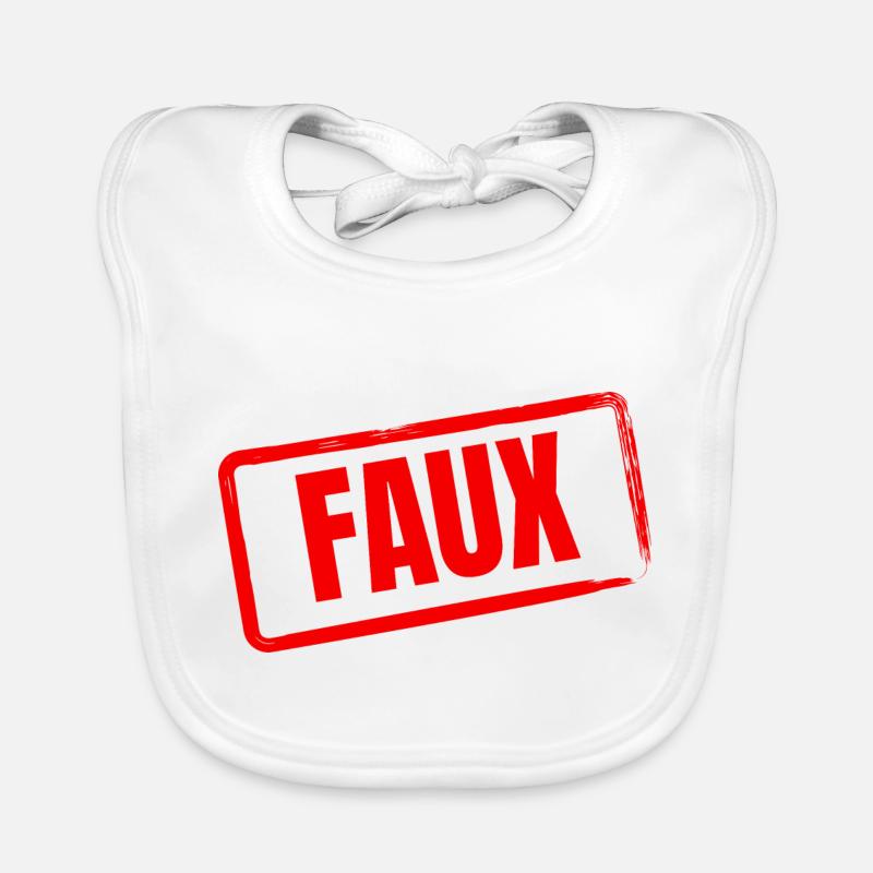 FAUX Bavoir bio Bébé