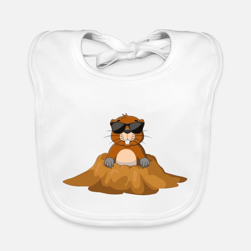 Mole, Garden Organic Baby Bibs