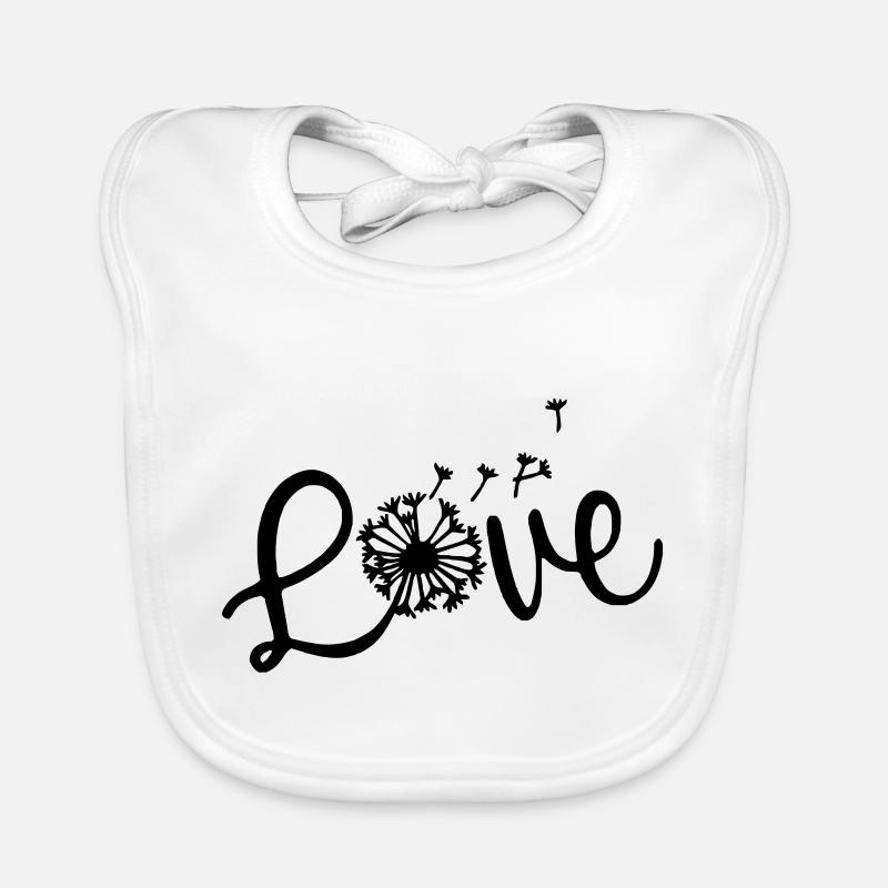 Liebe Löwenzahn Baby Bio-Lätzchen