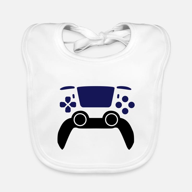 Generisches Game Controller Baby Bio-Lätzchen
